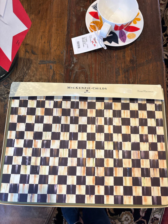 SET OF FOUR PLACEMATS BY MACKENZIE CHILDS