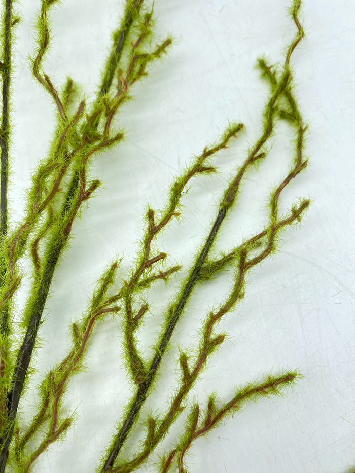 SILK BRANCH MOSSY TWIG 48"