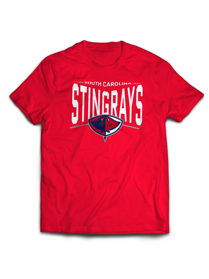 South Carolina Stingrays Red "Full Fandom" T-Shirt