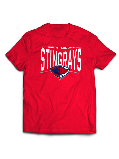 South Carolina Stingrays Red "Full Fandom" T-Shirt