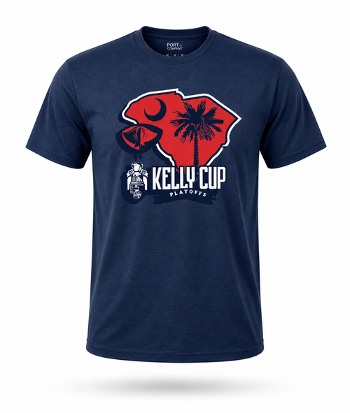 Stingrays 2026 Kelly Cup Playoff Shirt Navy