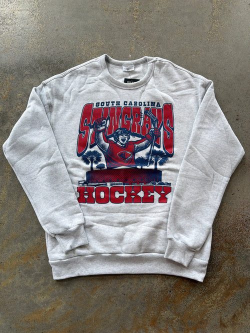 Stingrays Ash Home Team Crewneck