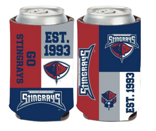 Stingrays Logo Block Koozie