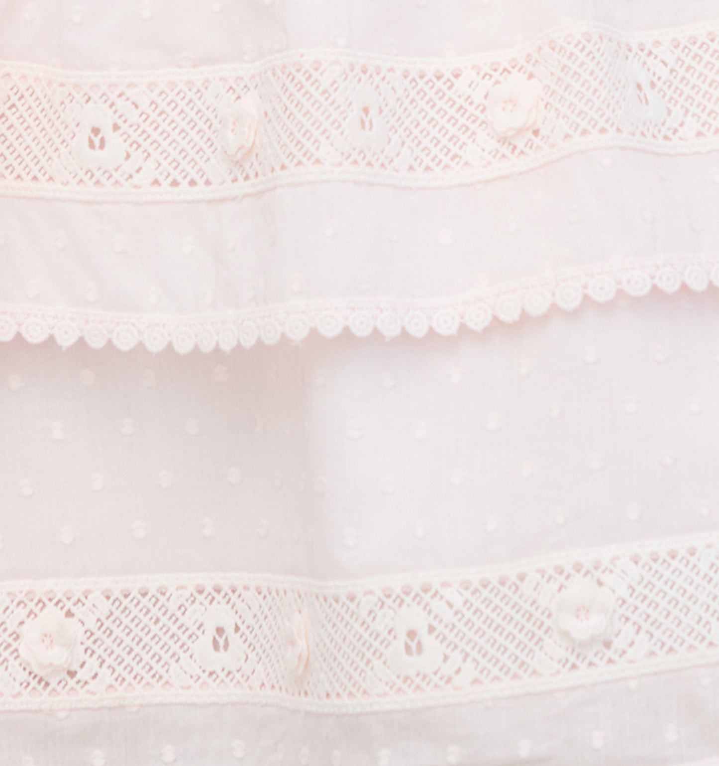 The Camri Top - Powder Pink Swiss Dot