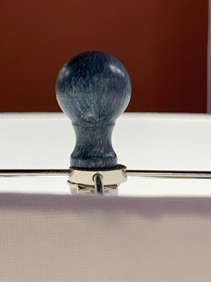 TABLE LAMP DENIM WASHED RIBBED 31"H
