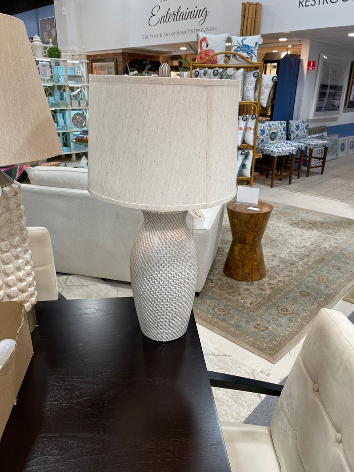 TABLE LAMP NOVAC CREAM CERAMIC