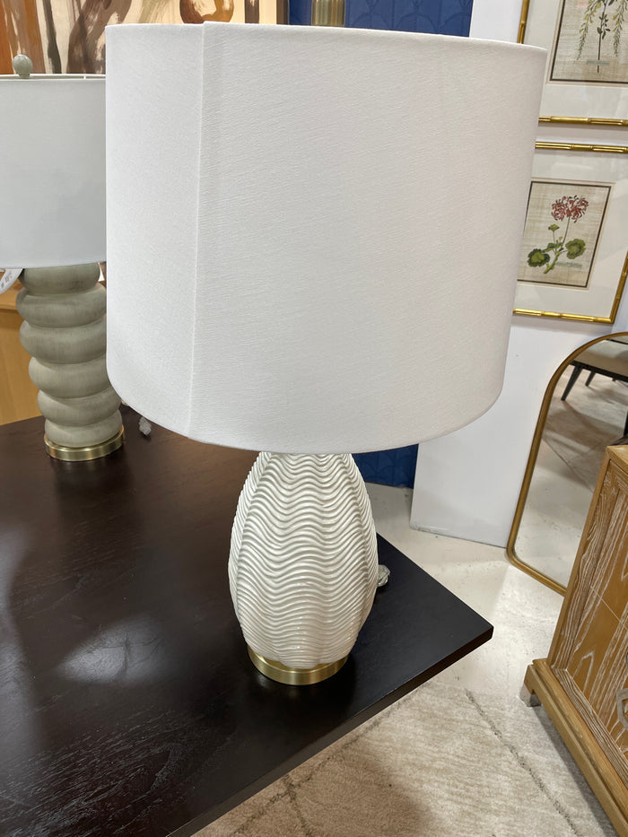 TABLE LAMP PHOENIX WHITE RESIN