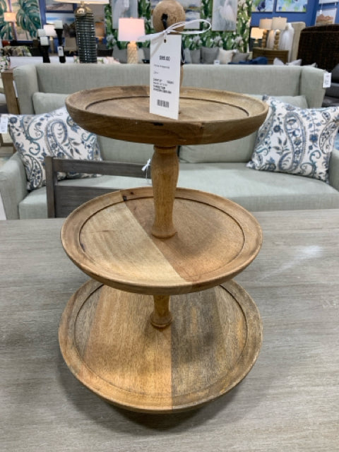 THREE TIER WOODEN SERVER