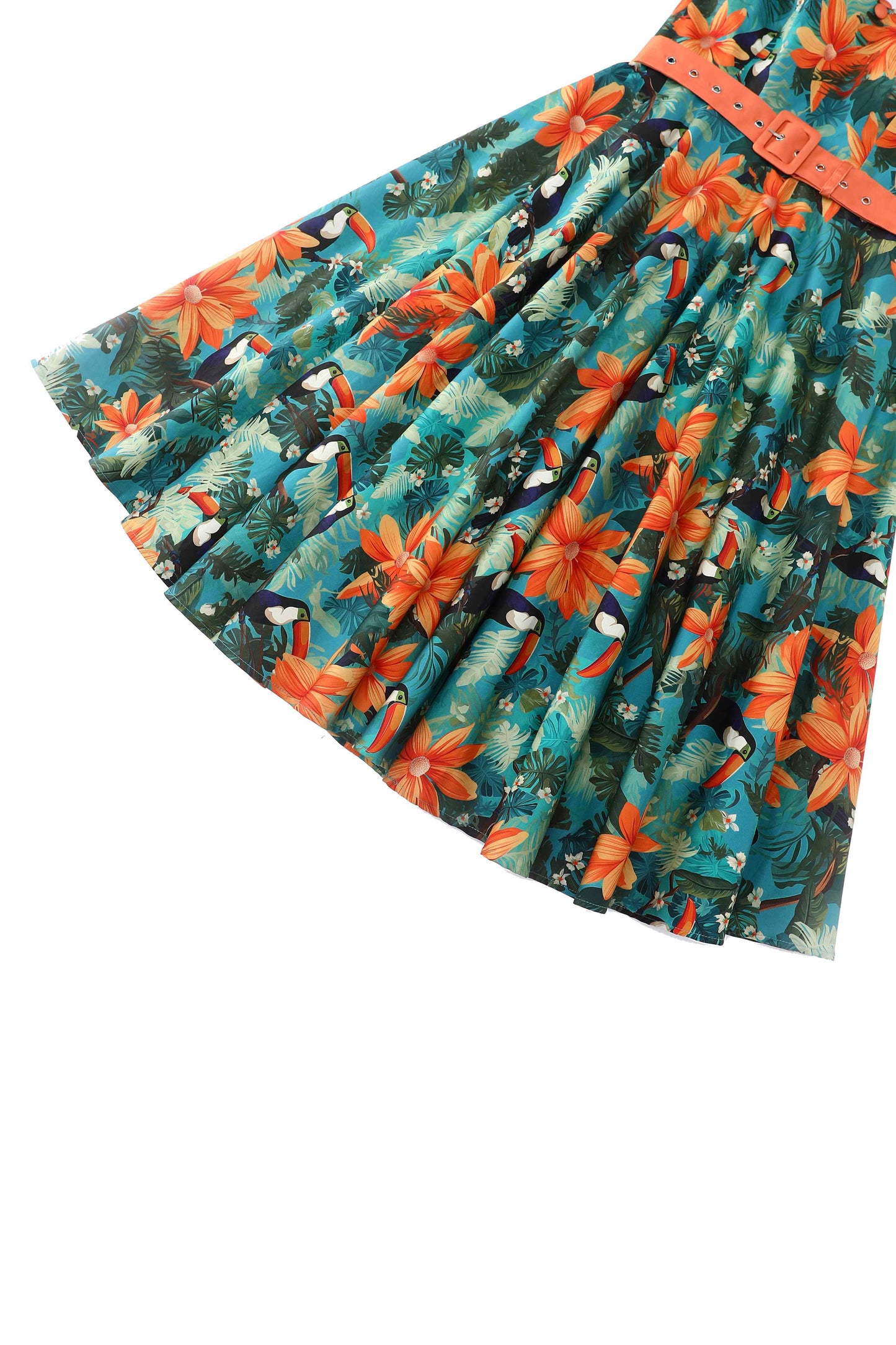 Daisy Tiki Toucan Halter Dress