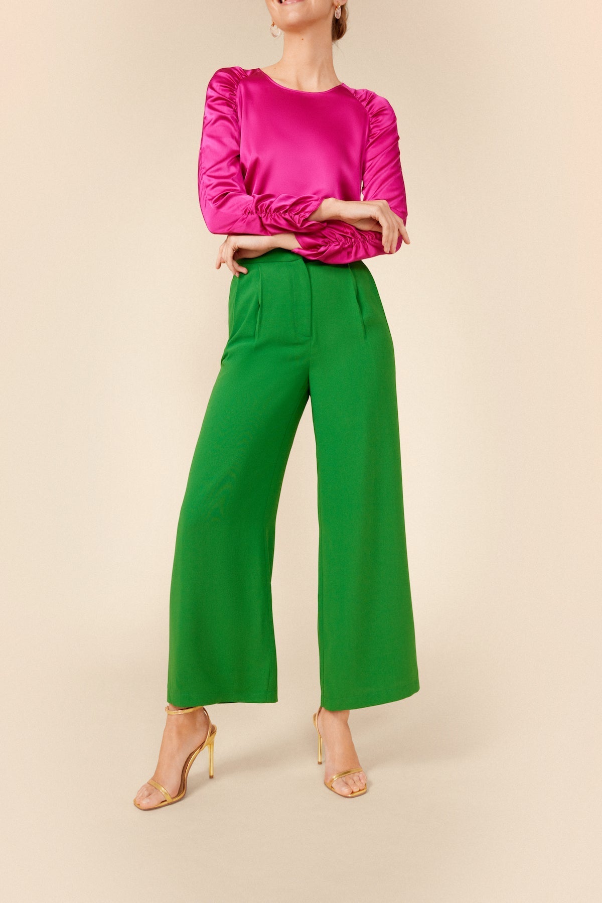 Traje de Chaqueta Bibi + Pantalon Libi Esmeralda · Hamptons ·