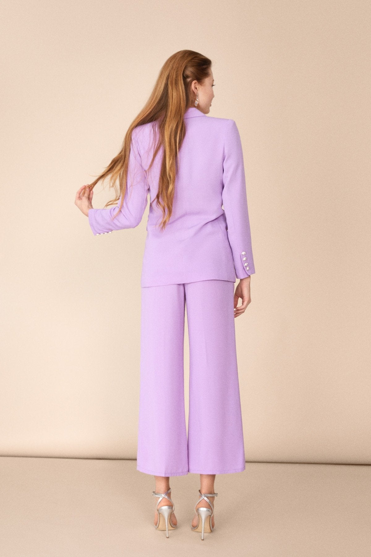 Traje de Chaqueta Bibiana + Pantalon Libi Malva · Rivera ·