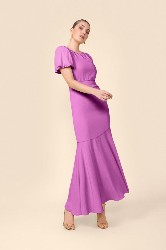 Vestido Aurora Mauve · Le Jardin ·