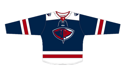 Youth Navy Athletic Knit Stingrays Replica Jersey