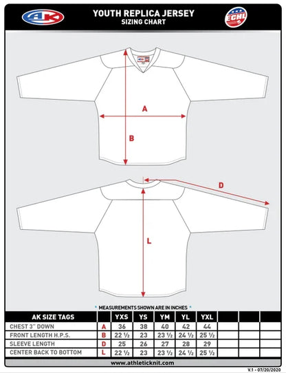 Youth Navy Athletic Knit Stingrays Replica Jersey